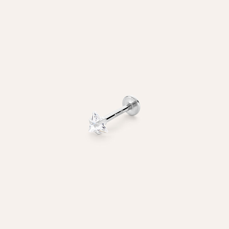 Piercing Orecchio Tragus Helix Conch Moonlight Acciaio Cristallo - Spannringe Damen | OROVIVO