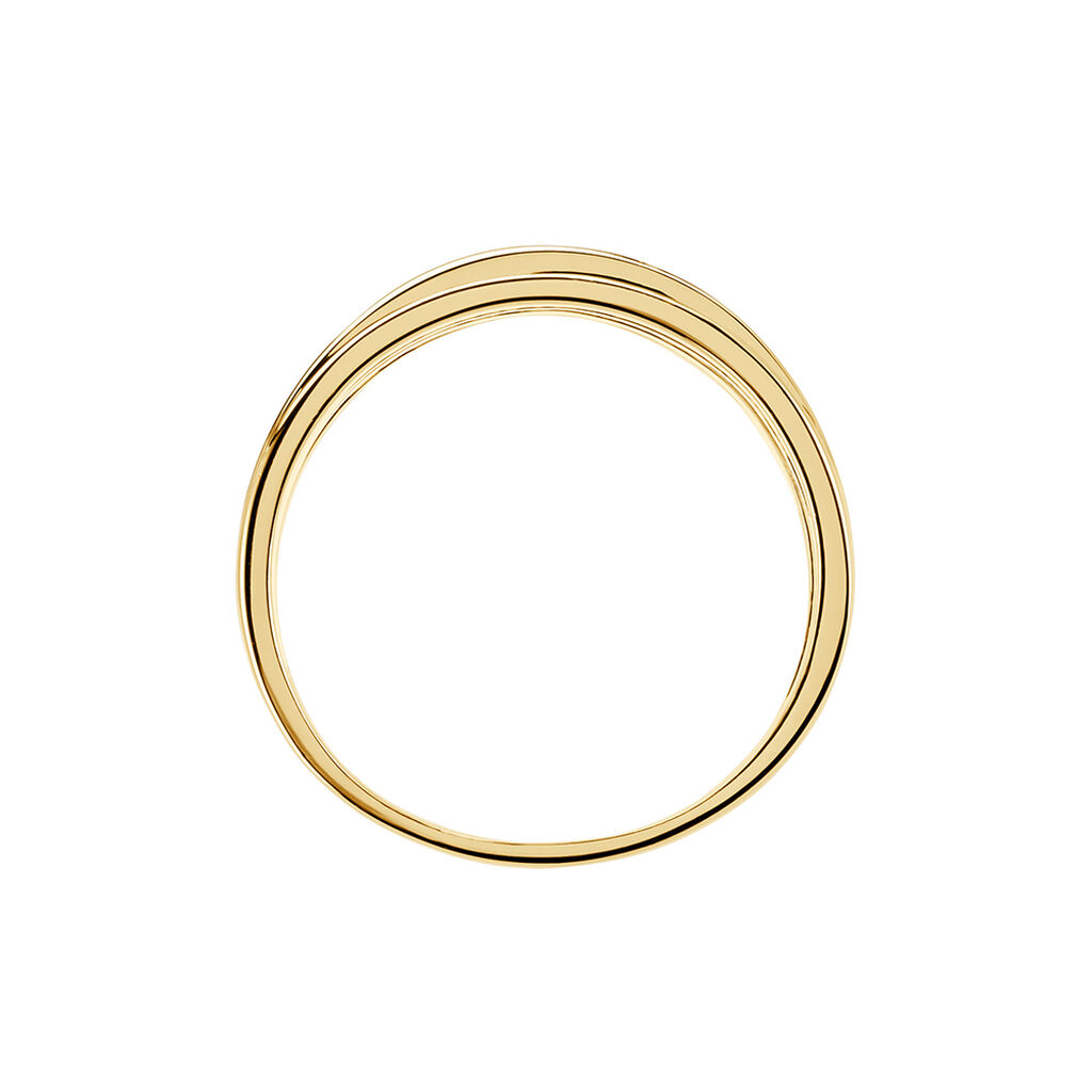 Damen Ring Vergoldet Ohne Stein Emiliana  - Ringe Damen | OROVIVO