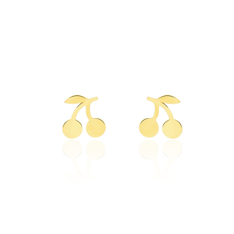 Boucles D'oreilles Or Jaune Cerisia - Spannringe Kinder | OROVIVO