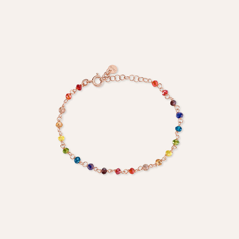 Bracciale Silver Soul Argento Rosa Cristallo - Spannringe Damen | OROVIVO