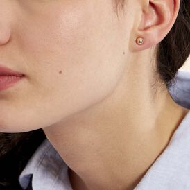 Damen Ohrstecker Gold 375 Kugel 6mm - Ohrstecker Damen | OROVIVO