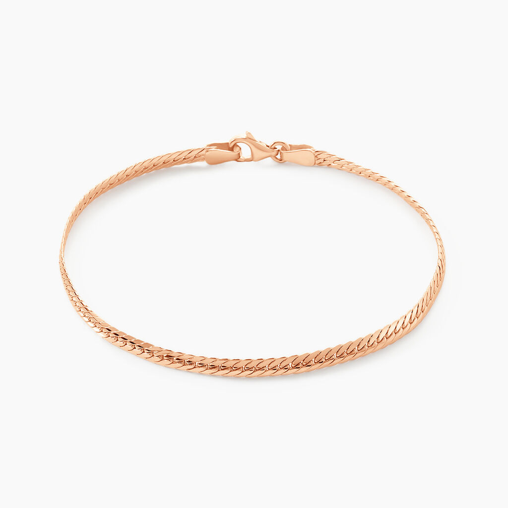 Bracelet Or Rose 375/1000 - Spannringe Damen | OROVIVO