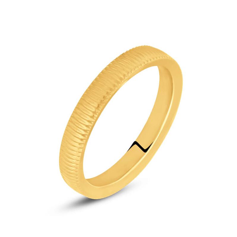 Fede Comoda Leggera Squadrata 3 mm Oro Giallo - Spannringe Unisex | OROVIVO