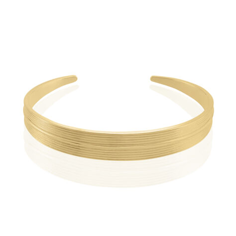 Damen Armreif Messing Gold 750 plattiert 5 Micron - Armreifen Damen | OROVIVO