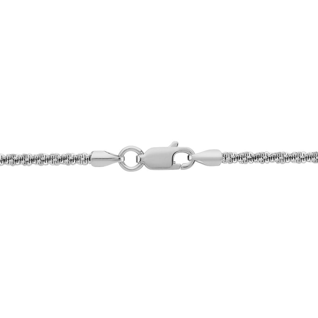 Damen Kordelkette Silber 925 Diamantiert - Halsketten Damen | OROVIVO