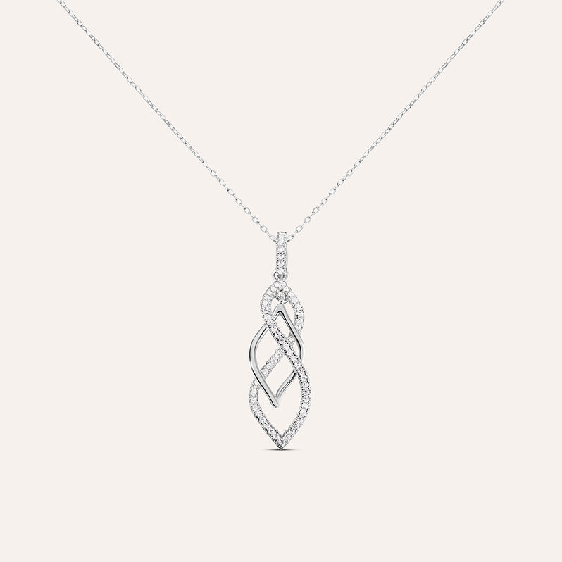 Collana Silver Shine Argento Rodiato Cubic Zirconia - Spannringe Damen | OROVIVO