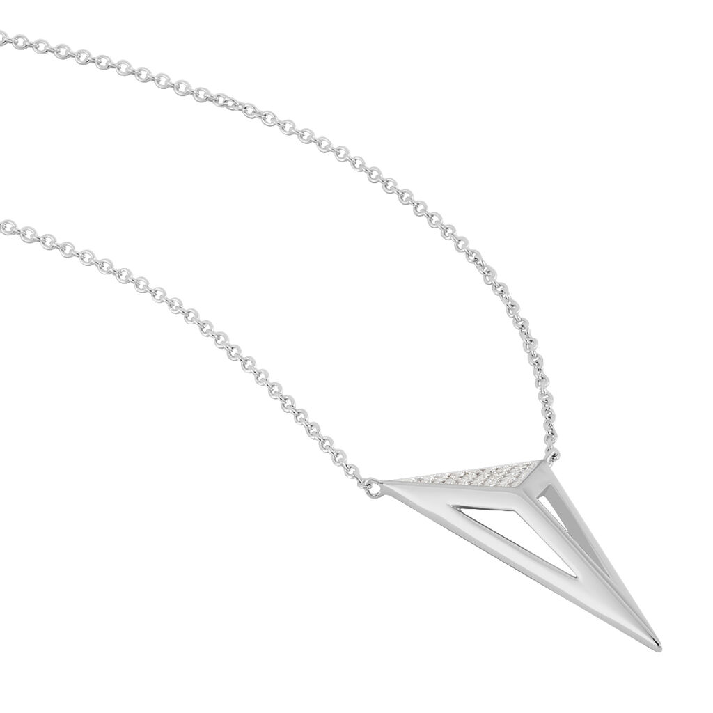 Damen Halskette Silber 925 Zirkonia Penka - Halsketten Damen | OROVIVO