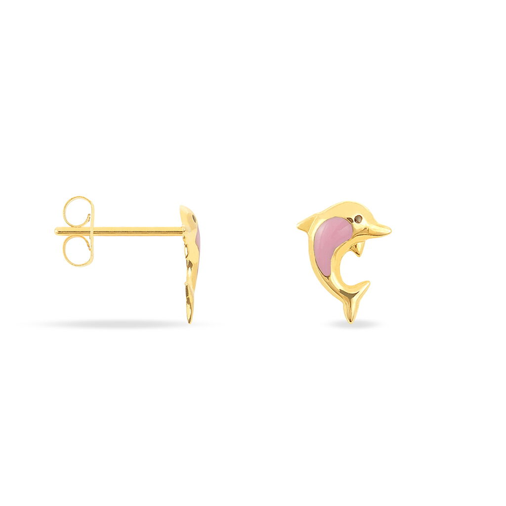 FILIPPA DELFIN 4 Kinder Ohrstecker Gold 375 (9 Karat) Delfin