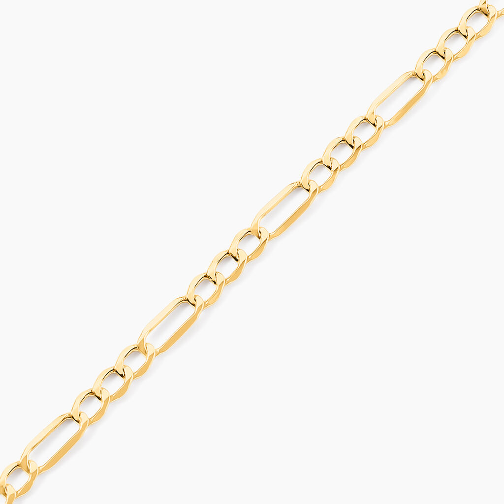 FIGARO 1/3 Damen Armkette Gold 375 (9 Karat) B 3 mm