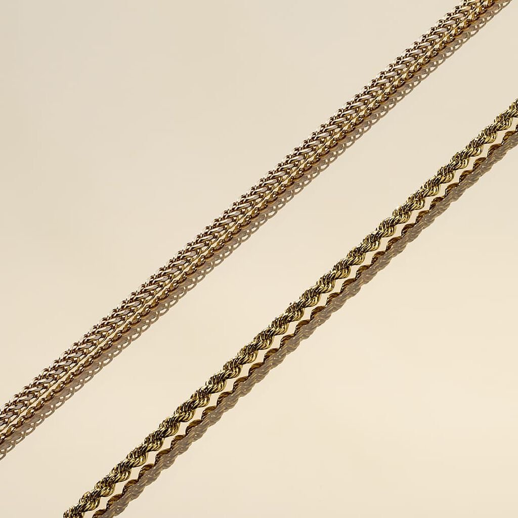 BELLE 2 Damen Kette Gold Bicolor 585 (14 Karat)