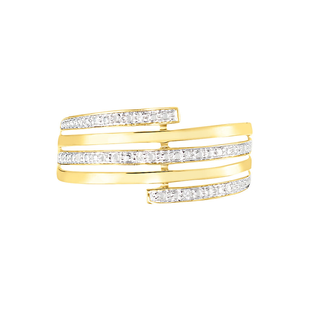 Bague Eleonore Or Jaune Diamant - Spannringe Damen | OROVIVO