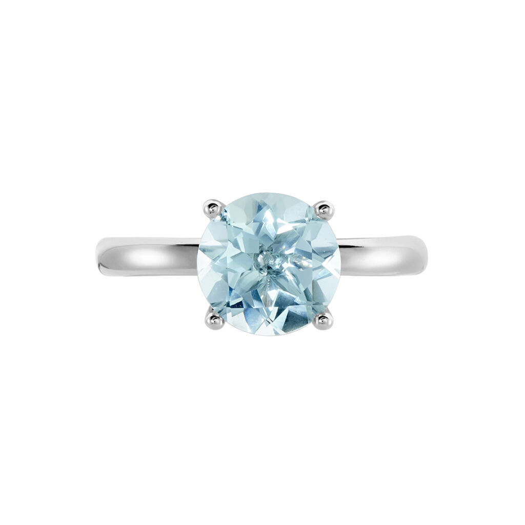 Solitärring Silber 925 rhodiniert Zirkonia  - Hochzeitsringe Damen | OROVIVO
