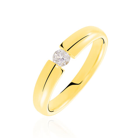Spannring Gold 585 Diamant 0,2ct - Verlobungsringe Damen | OROVIVO