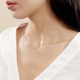 Damen Kette Gold 375 Diamant Herz - Herzketten Damen | OROVIVO