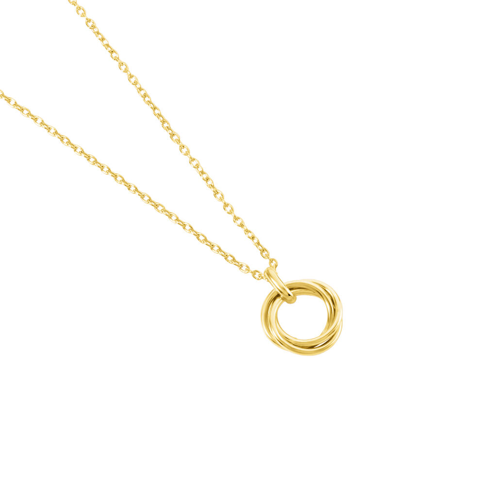Cassia Damen Collier Silber vergoldet 925 Nest B 1,3 mm