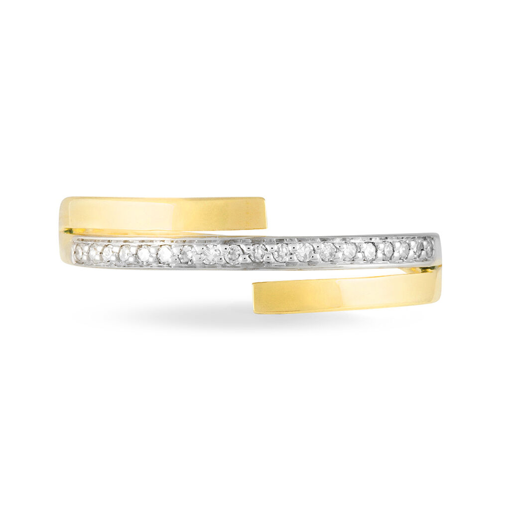 Bague Clio Or Jaune Diamant - Spannringe Damen | OROVIVO