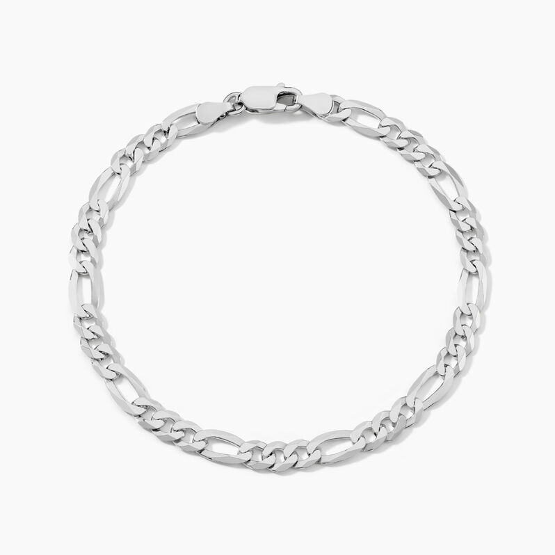 Bracelet Maille Argent Rhodié Vivian - Spannringe Herren | OROVIVO