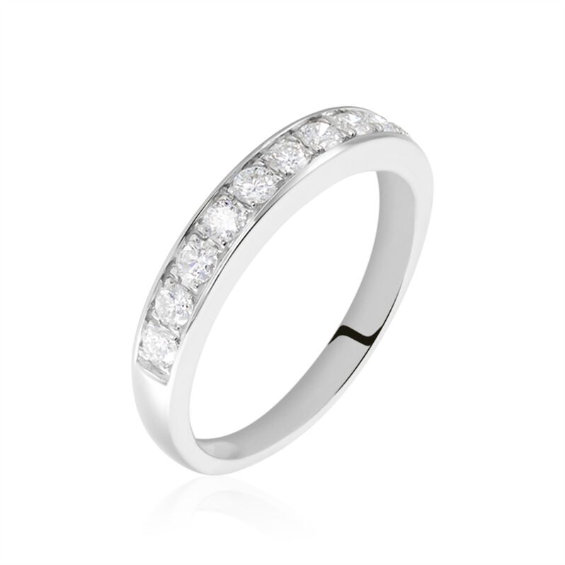 Demi Alliance Juliette Platine Weiss Diamant - Spannringe Damen | OROVIVO