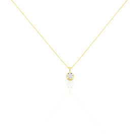 Damen Halskette Gold 750 Diamanten 0,34ct - Ketten mit Anhänger  | OROVIVO