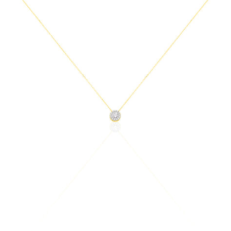 Damen Halskette Gold 375 Bicolor Zirkonia - Halsketten Damen | OROVIVO
