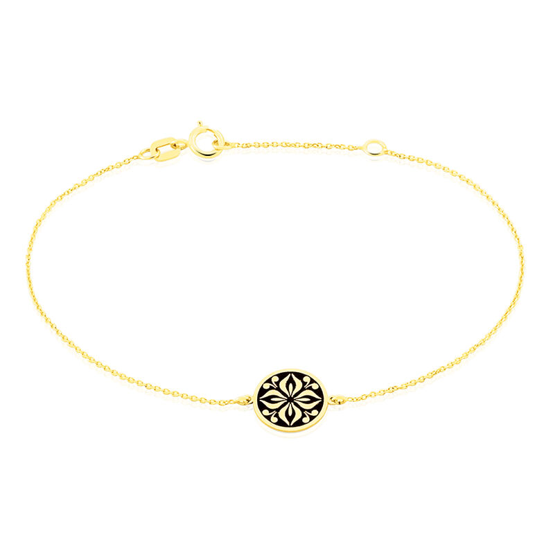 Bracelet Or Jaune Ammara Pastille - Spannringe Damen | OROVIVO