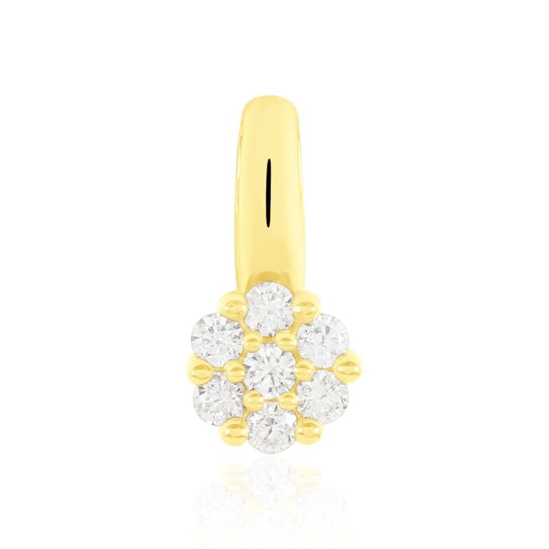 CAROCLA Damen Anh&auml;nger Gold 585 (14 Karat) Diamant Wei&szlig; 0,05 ct - Schmuckanh&auml;nger Damen | OROVIVO