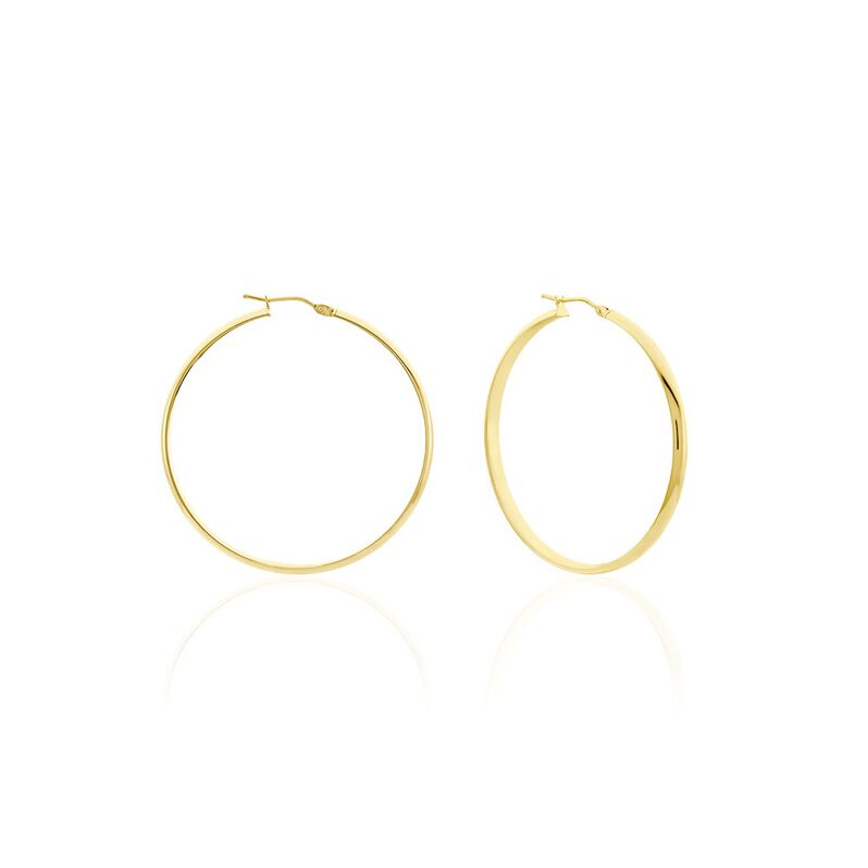 Créoles Shalana Or Jaune - Spannringe Damen | OROVIVO