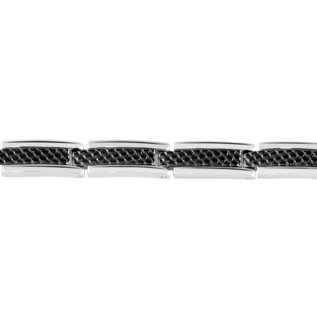 Herrenarmband Edelstahl Schwarz - Armbänder mit Anhänger Herren | OROVIVO