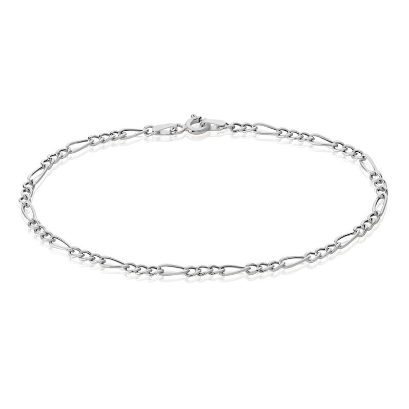 Bracelet Cameo Maille Alternee 1/3 Or Blanc - Spannringe Damen | OROVIVO