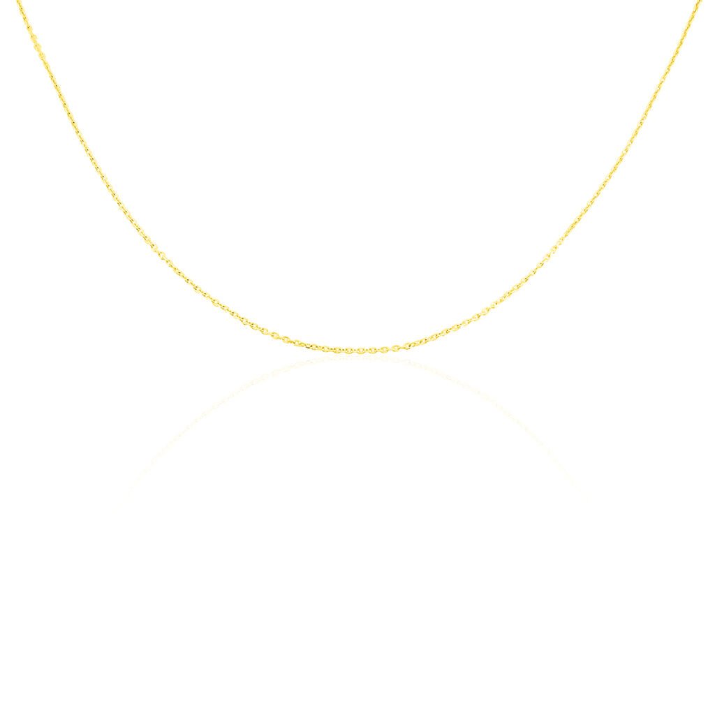 Damen Ankerkette Gold 585 Diamantiert  - Halsketten Damen | OROVIVO