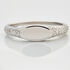 NOOR Damen Ring Silber 925 Zirkonia Wei&szlig; 0,16 ct Oval