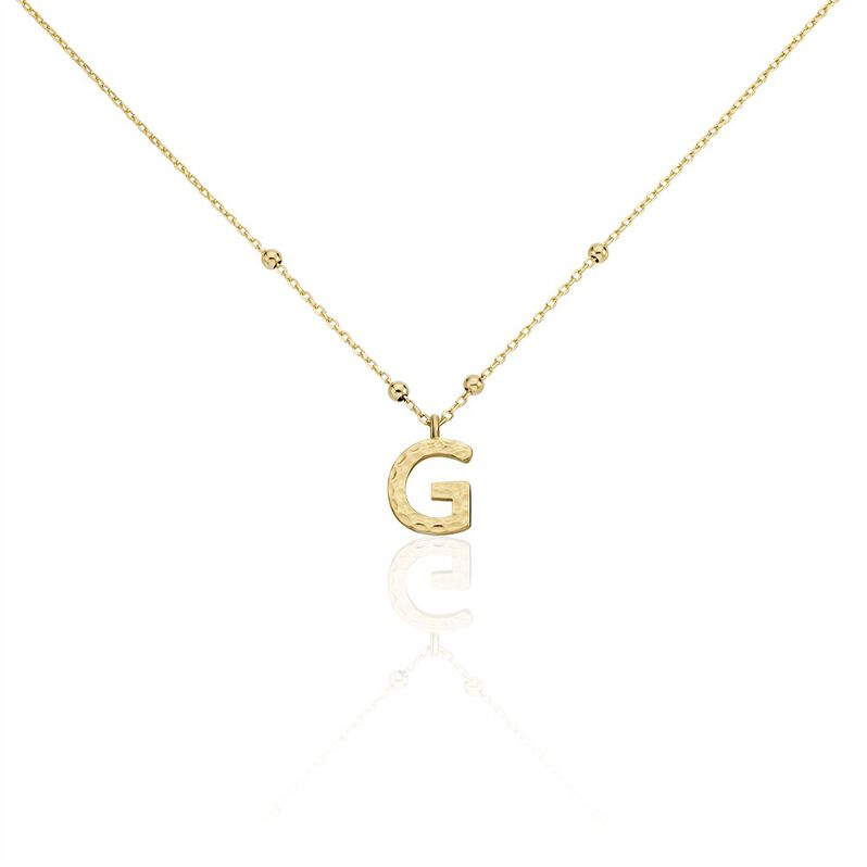 Collier Plaqué Or Jaune Lettra - Spannringe Damen | OROVIVO