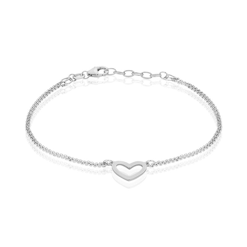 KADLIN Damen Armband Silber 925 Herz - Armb&auml;nder mit Anh&auml;nger Damen | OROVIVO