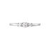 Sabina 1 Damen Ring Wei&szlig;gold 375 (9 Karat) Diamant Wei&szlig; 0,140 ct