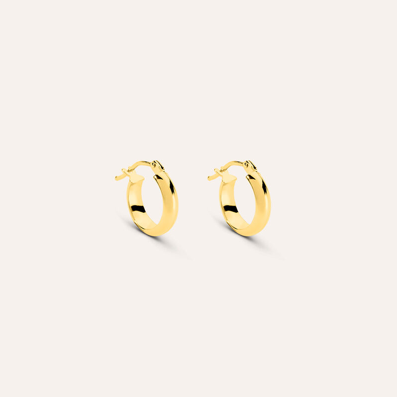 Orecchini A Cerchio Toujours Oro Giallo - Spannringe Damen | OROVIVO