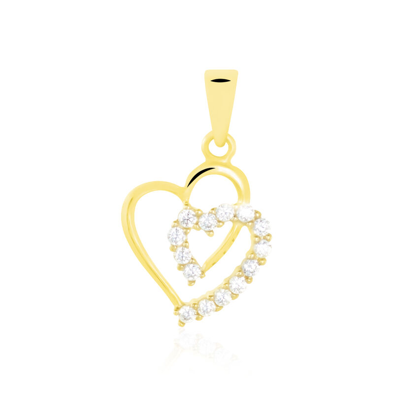 Pendentif Ivena Or Jaune Oxyde De Zirconium - Spannringe Damen | OROVIVO