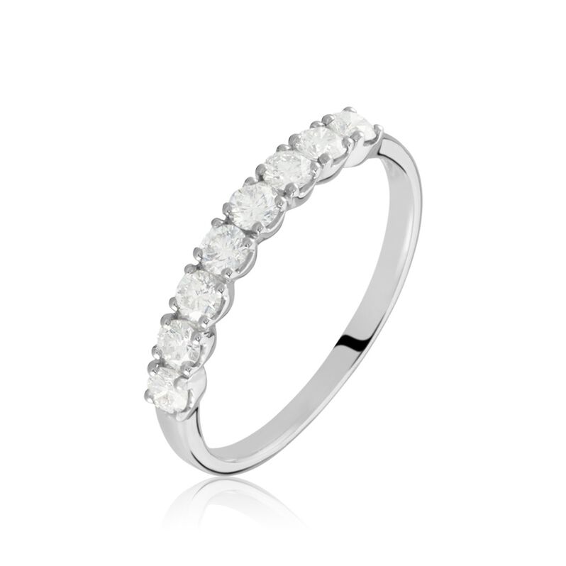 Demi Alliance Eloise Platine Weiss Diamant - Spannringe Damen | OROVIVO