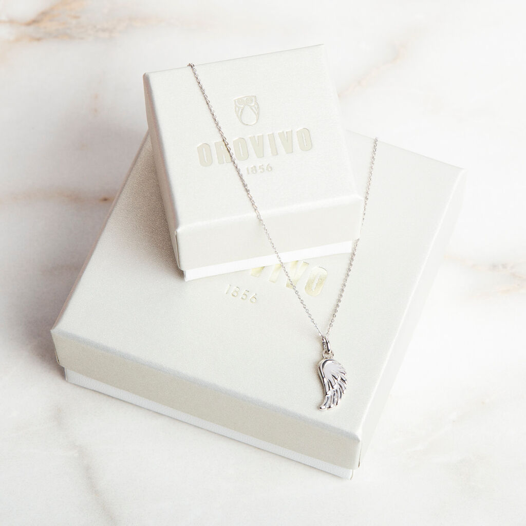 LIBELLA Kinder Collier Silber 925 Fl&uuml;gel