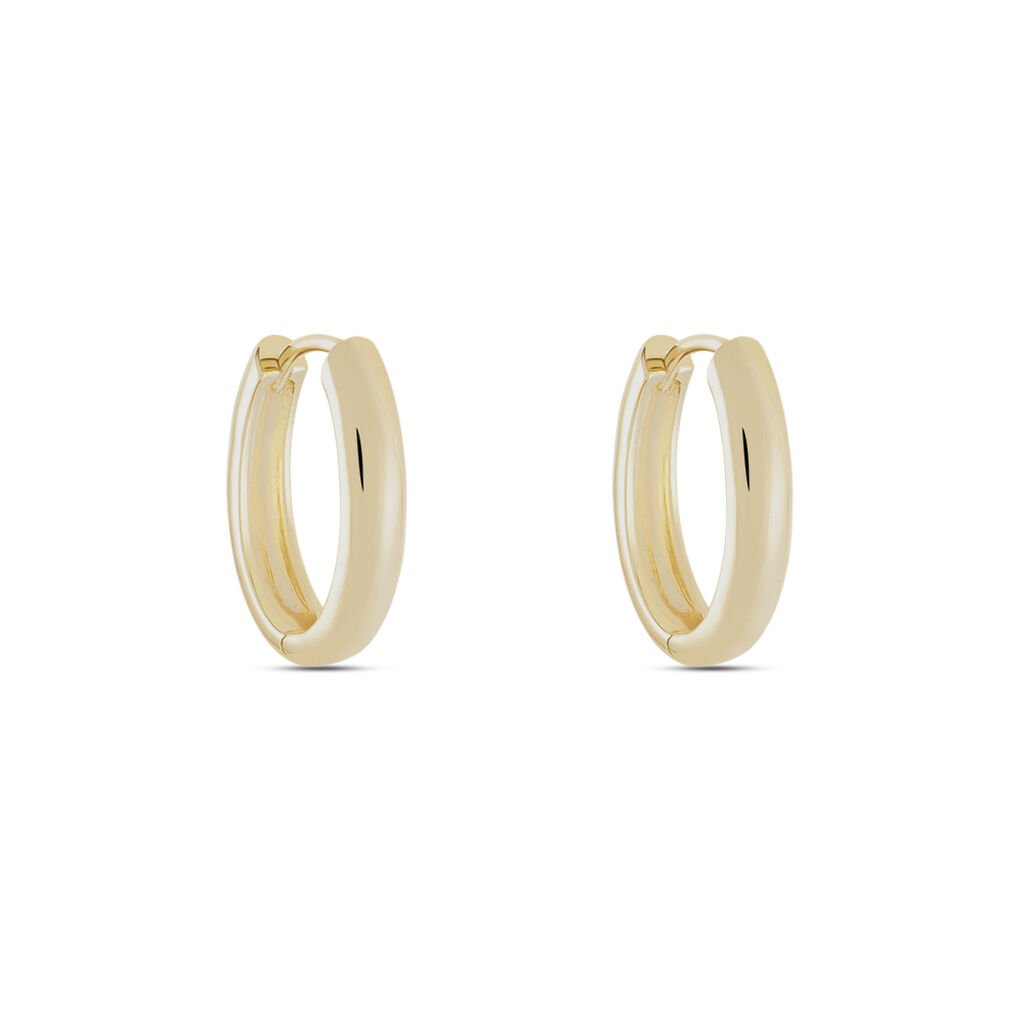 Damen Creolen Vergoldet