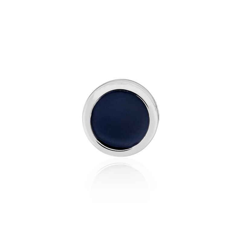 Boucle D'oreille Puce Unitaire Maurus Argent Weiss Email - Spannringe Herren | OROVIVO