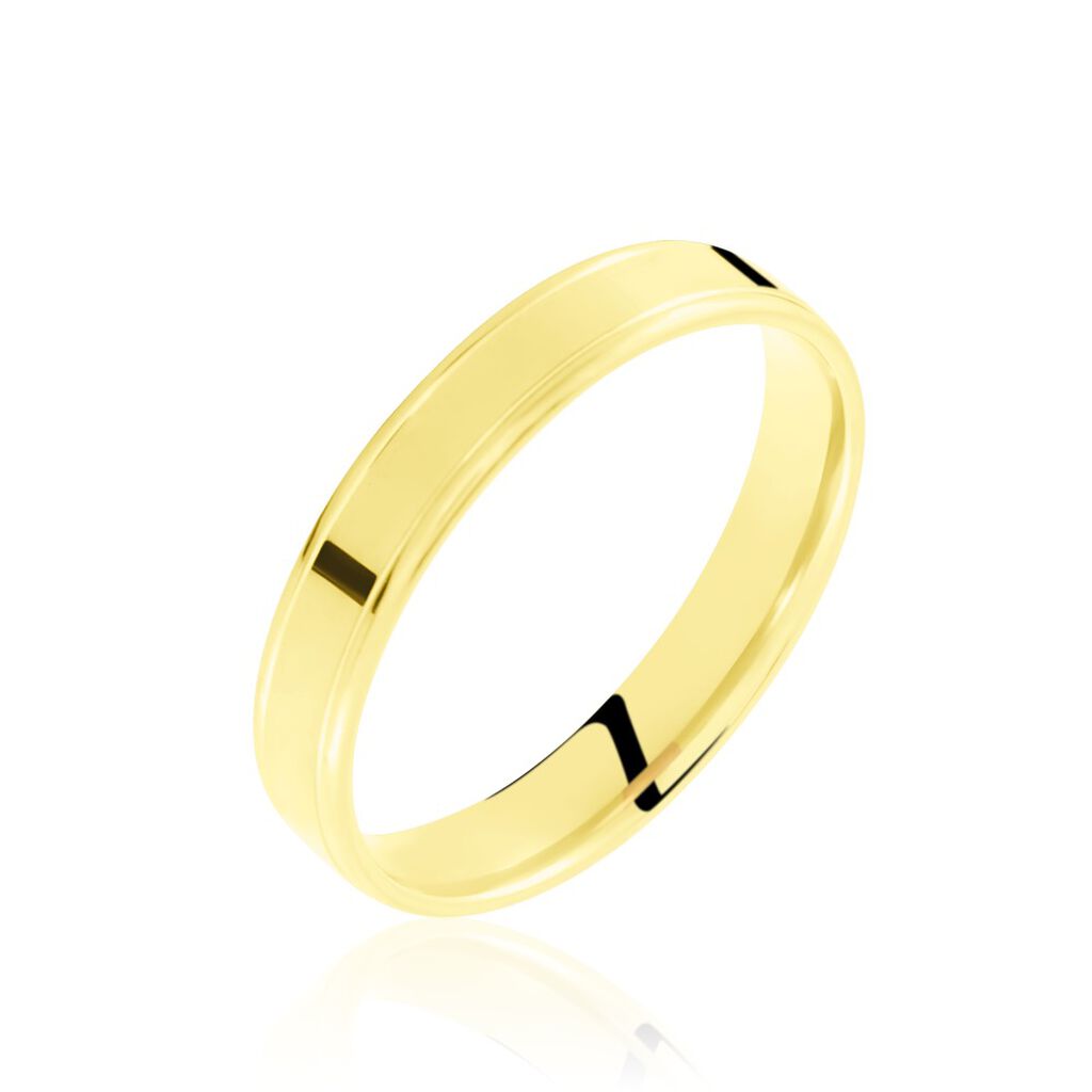Alliance Beatrice Ruban Plat Or Jaune - Spannringe Familie | OROVIVO