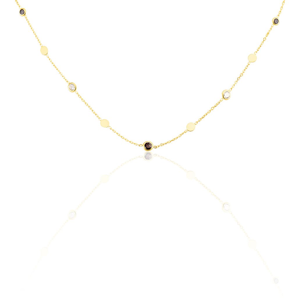 Damen Halskette Gold 375 Zirkonia - Halsketten Damen | OROVIVO