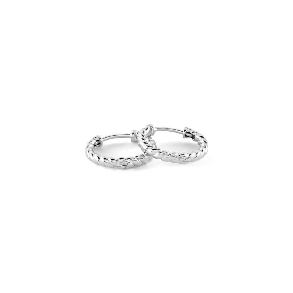 AVELUNE Damen Creolen Silber 925 - Creolen Damen | OROVIVO