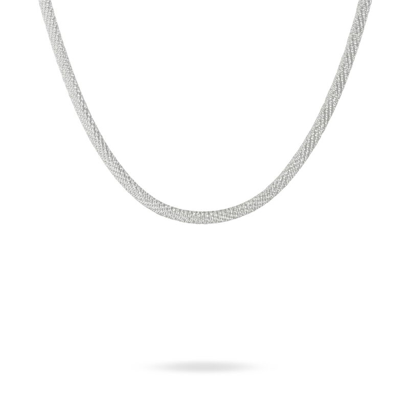 Collier Abigailine Argent Blanc - Spannringe Damen | OROVIVO