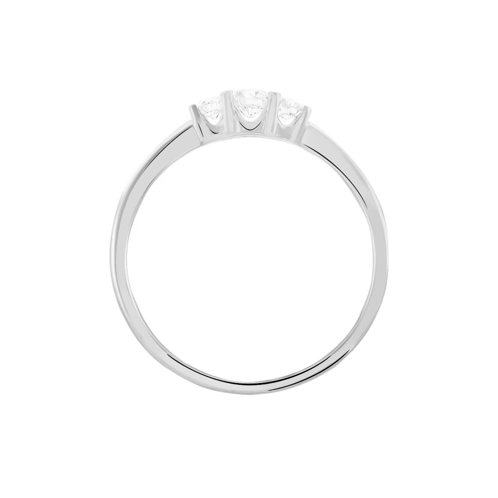 Damen Ring Weißgold 375 Diamant 0,25ct Sabine 1  - Hochzeitsringe Damen | OROVIVO