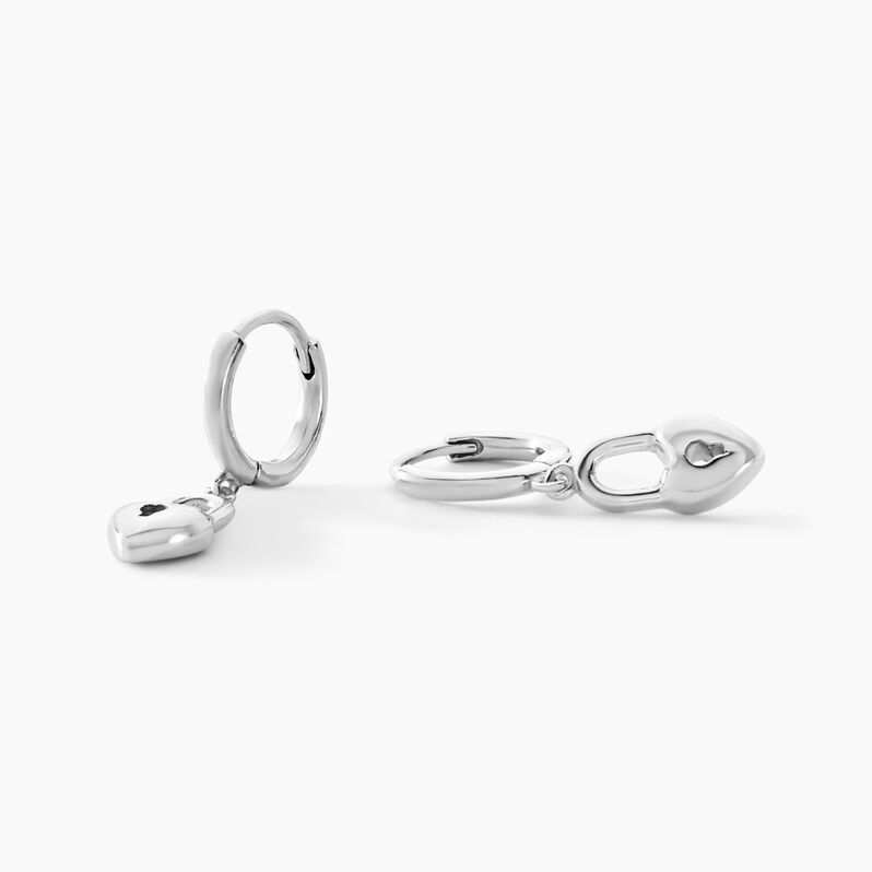 Créoles Spellia Argent Weiss - Spannringe Damen | OROVIVO