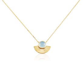 Damen Halskette Messing Gold 750 plattiert Achat - Ketten mit Anhänger Damen | OROVIVO