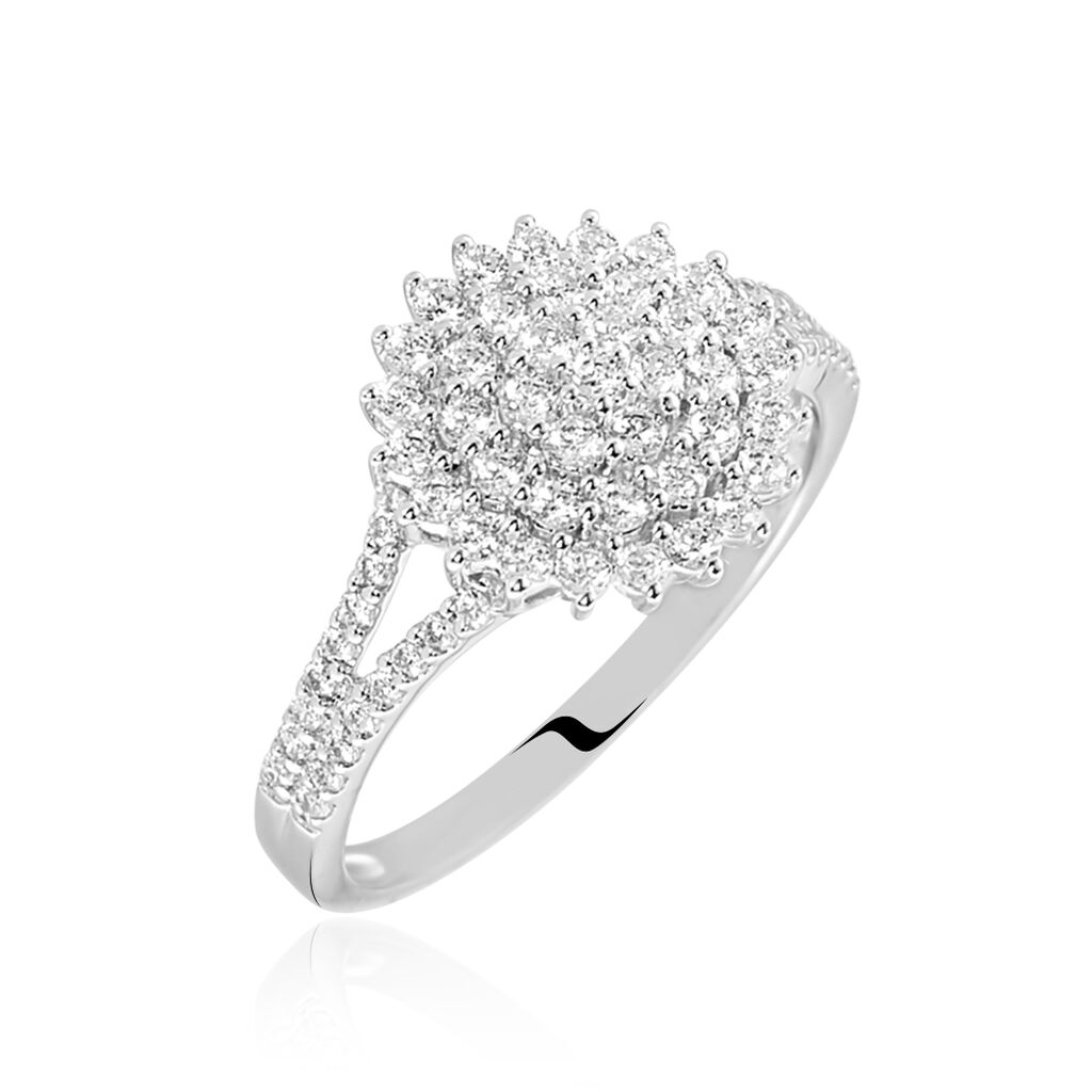 Bague Mirel Or Weiss Oxydes - Spannringe Damen | OROVIVO