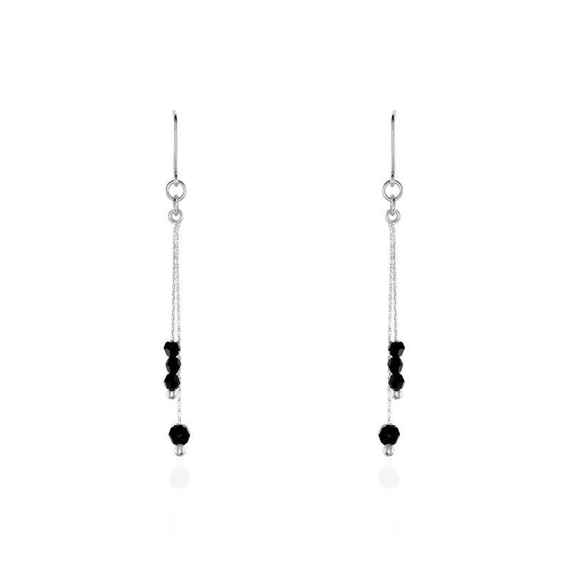 Boucles D'oreilles Lily Argent Et Pierre - Spannringe Damen | OROVIVO