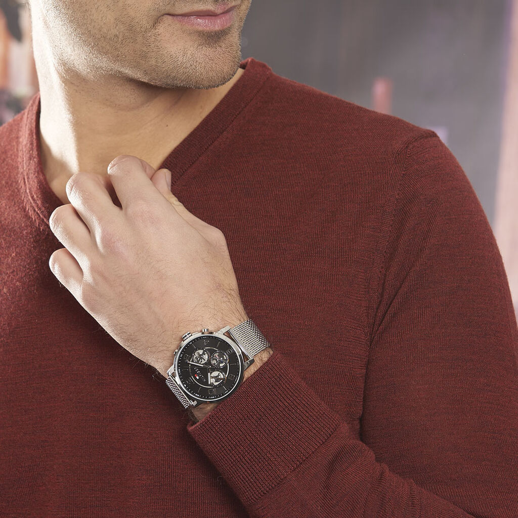 Montre Tommy Hilfiger Keagan Noir - Spannringe Herren | OROVIVO